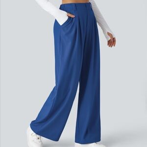 HALARA Royal Blue Wide-Leg Pants